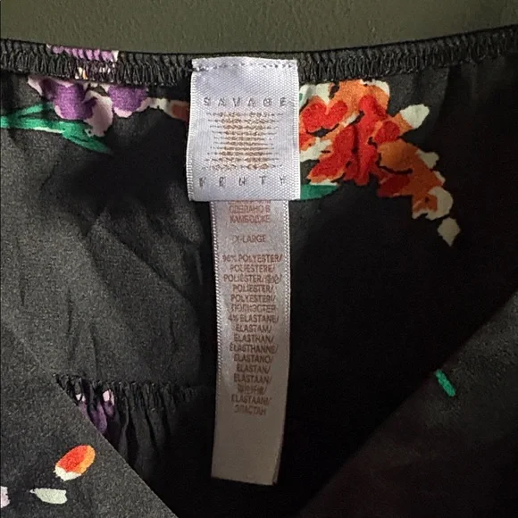 NIGHT BLOOMS SATIN SLEEP CAMI - Picture 2 of 7